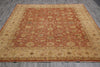Load image into Gallery viewer, 7.6 x 9.5 Hand-Knotted Agra Rug Natural Wool Rust Gold Inventory Clearance Sale #PIX-804-70
