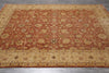 Load image into Gallery viewer, 7.6 x 9.5 Hand-Knotted Agra Rug Natural Wool Rust Gold Inventory Clearance Sale #PIX-804-70