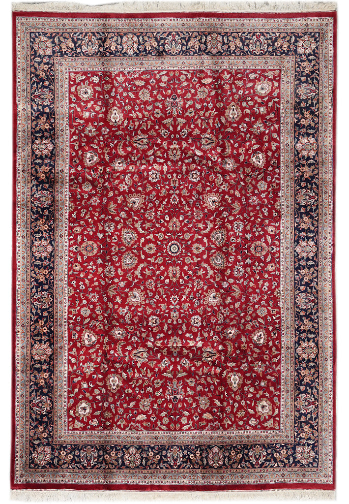 8 x 11.6 Elegant High Quality Handmade Rug #F-4308