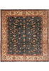 Load image into Gallery viewer, 8 x 8 Feet Square Dark Green Quality Peshawar Chobi Zigler Rug