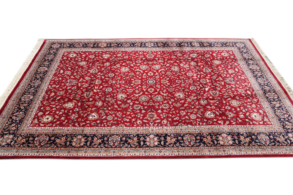 8 x 11.6 Elegant High Quality Handmade Rug #F-4308