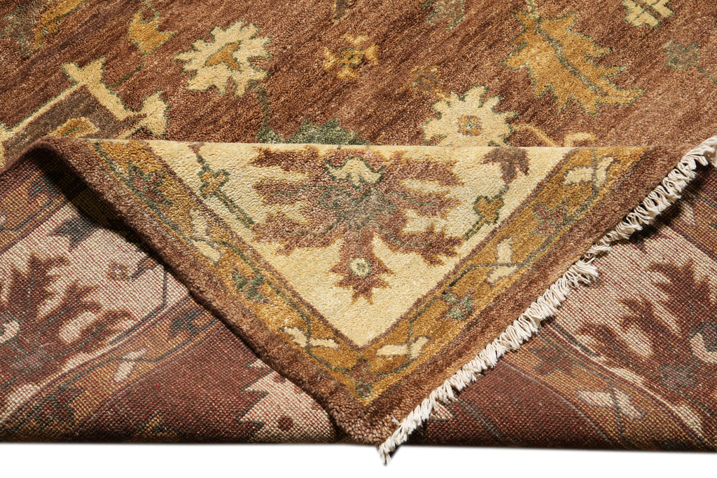 9 x 12 New Handmade Oushak Rug Brown #F-4309