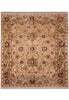 Load image into Gallery viewer, 8 x 8.5 Hand-Knotted Jaipur Rug Quality Wool Peach Green