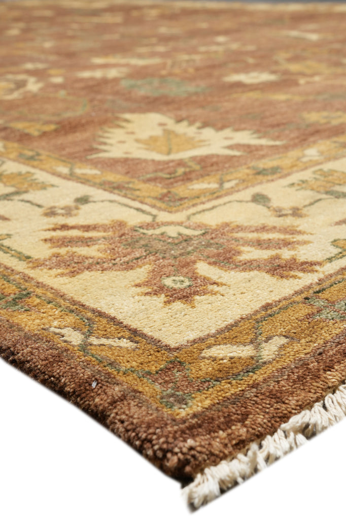 9 x 12 New Handmade Oushak Rug Brown #F-4309