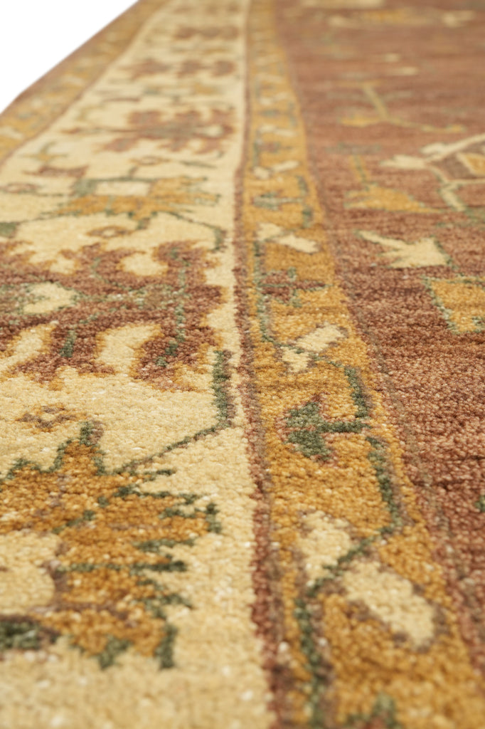 9 x 12 New Handmade Oushak Rug Brown #F-4309