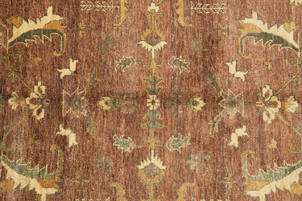 9 x 12 New Handmade Oushak Rug Brown #F-4309