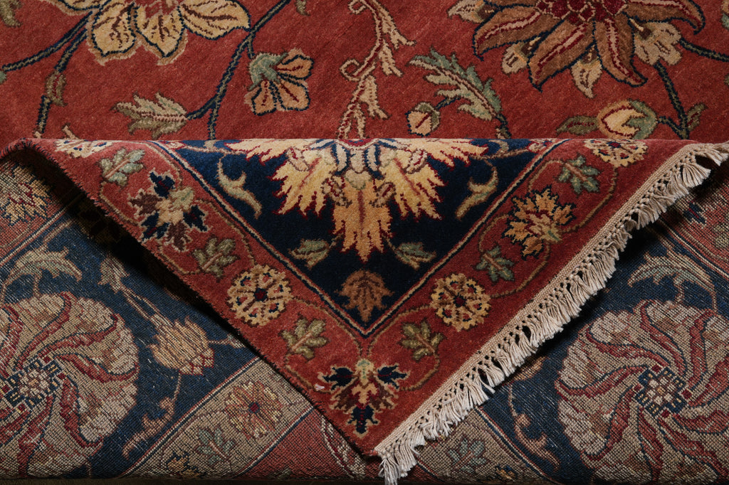 8 x 10 Gorgeous Traditional Quality Wool Jaipur Rug Burgundy Black Clearance Sale #PIX-3707