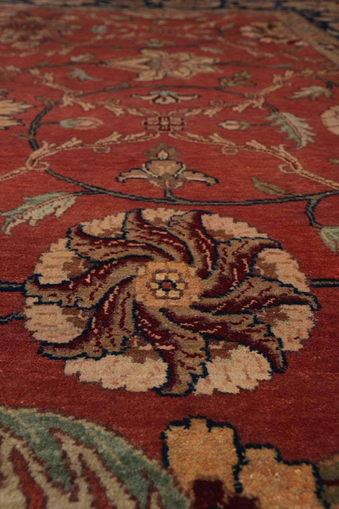 8 x 10 Gorgeous Traditional Quality Wool Jaipur Rug Burgundy Black Clearance Sale #PIX-3707