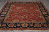 Load image into Gallery viewer, 8 x 10 Gorgeous Traditional Quality Wool Jaipur Rug Burgundy Black Clearance Sale #PIX-3707