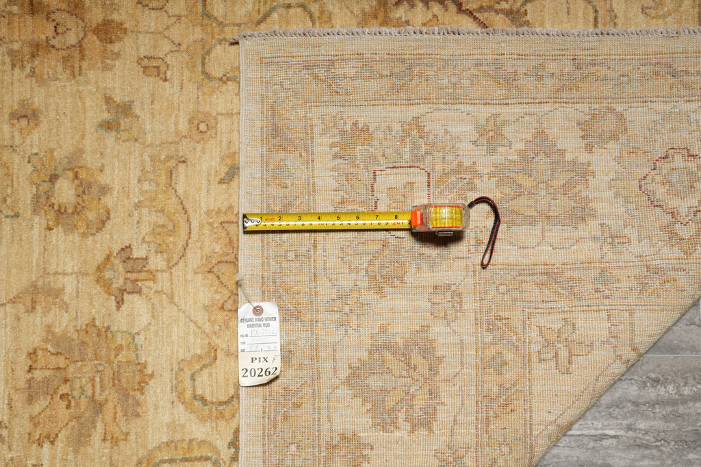6.4 x 9.9 Beige Zigler Chobi Peshawar Rug 20262