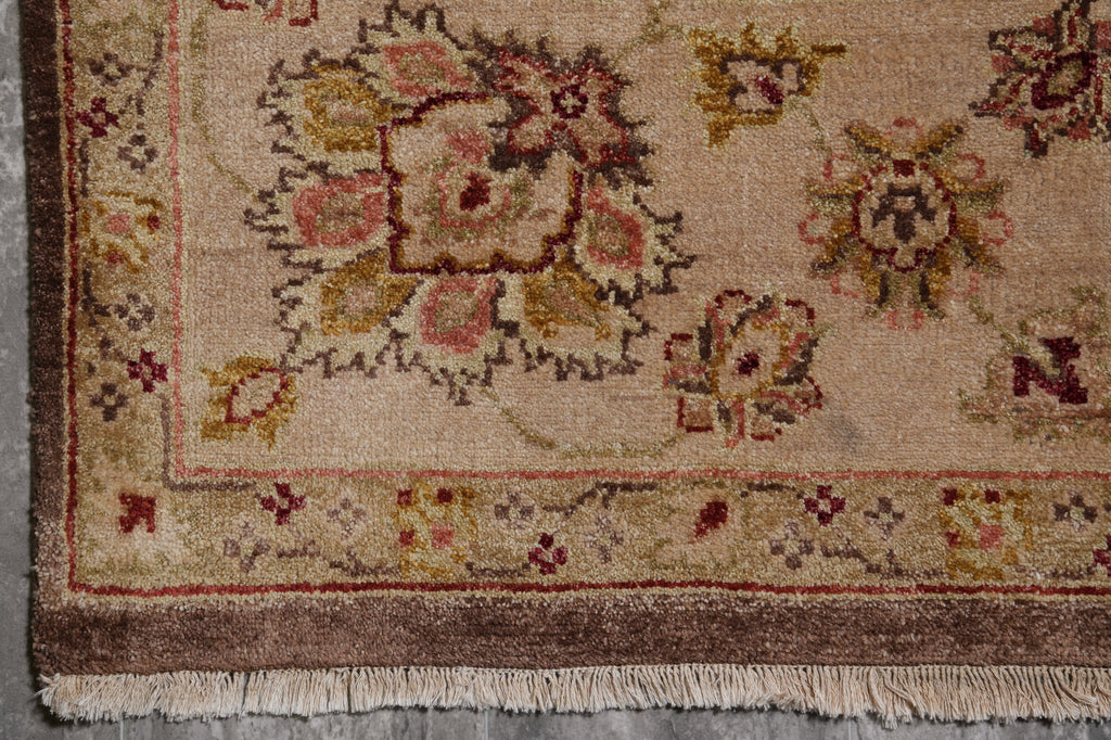 8 x 9.7 Brown Quality Wool Jaipur Rug Clearance Sale #PIX-804-38