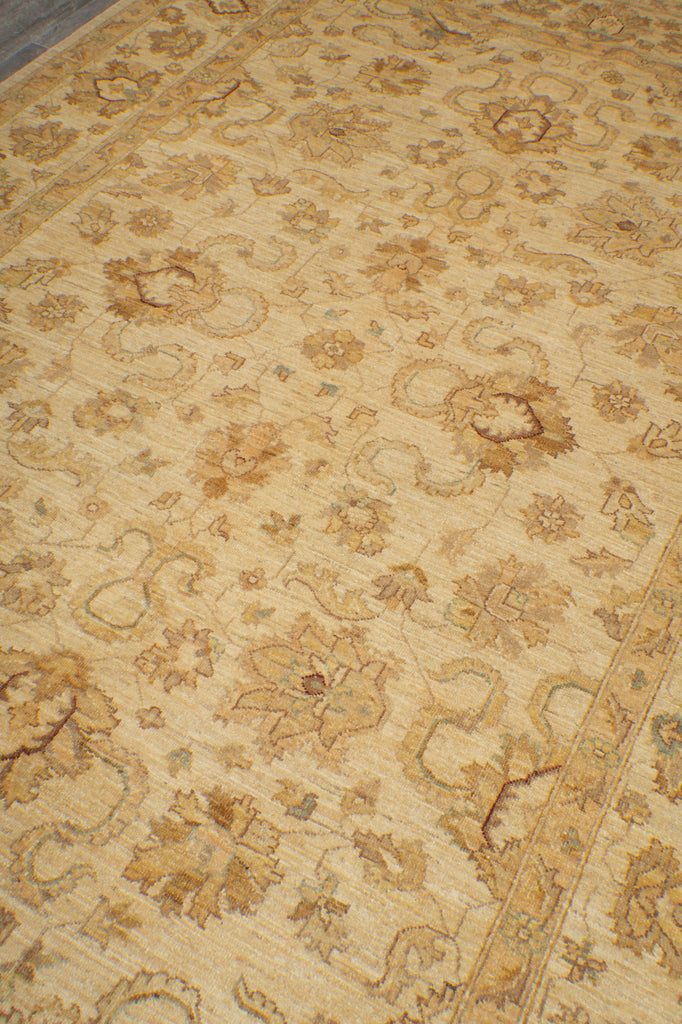 6.4 x 9.9 Beige Zigler Chobi Peshawar Rug 20262