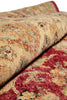 Load image into Gallery viewer, 9.2 x 12.6 Quality Handmade Rug Red Gold Natural Wool #F-4312