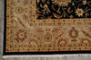 Load image into Gallery viewer, 10 x 14 Traditional Handmade Black Vegetable Dyed Chobi Rug 71008