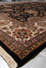 Load image into Gallery viewer, 8 x 10 Black Jaipur Rug Quality Wool Black #PIX-10111