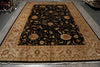 Load image into Gallery viewer, 10 x 14 Traditional Handmade Black Vegetable Dyed Chobi Rug 71008