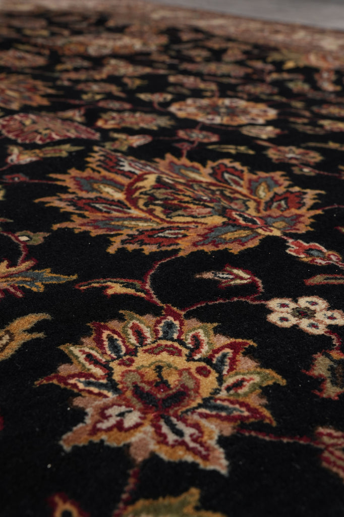 8 x 10 Black Jaipur Rug Quality Wool Black #PIX-10111