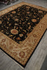 Load image into Gallery viewer, 10 x 14 Traditional Handmade Black Vegetable Dyed Chobi Rug 71008