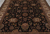 Load image into Gallery viewer, 8 x 10 Black Jaipur Rug Quality Wool Black #PIX-10111
