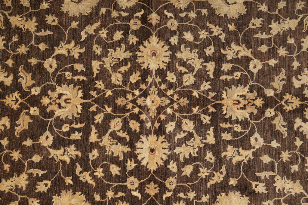 6 x 9 Brown Zigler Chobi Peshawar Rug Dark Brown 20245