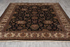 Load image into Gallery viewer, 8 x 10 Black Jaipur Rug Quality Wool Black #PIX-10111