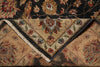 Load image into Gallery viewer, 7.7 x 10 Charcoal Black Natural Quality Wool Jaipur Rug #LA-52951