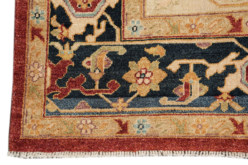 7.9 x 9.10 New Handmade Serapi Rug Natural Wool #F-4316