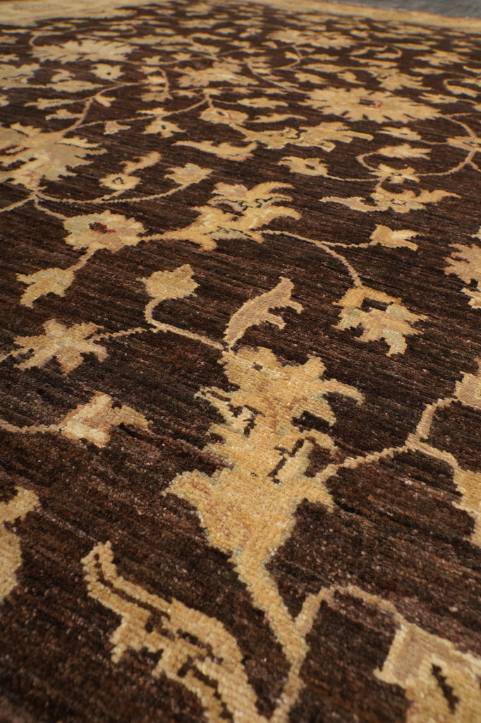6 x 9 Brown Zigler Chobi Peshawar Rug Dark Brown 20245