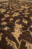 Load image into Gallery viewer, 6 x 9 Brown Zigler Chobi Peshawar Rug Dark Brown 20245