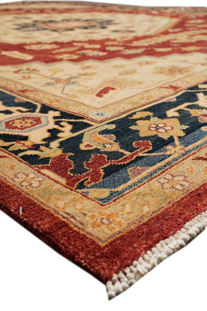 7.9 x 9.10 New Handmade Serapi Rug Natural Wool #F-4316