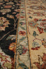 Load image into Gallery viewer, 7.7 x 10 Charcoal Black Natural Quality Wool Jaipur Rug #LA-52951