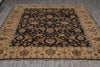 Load image into Gallery viewer, 7.7 x 10 Charcoal Black Natural Quality Wool Jaipur Rug #LA-52951
