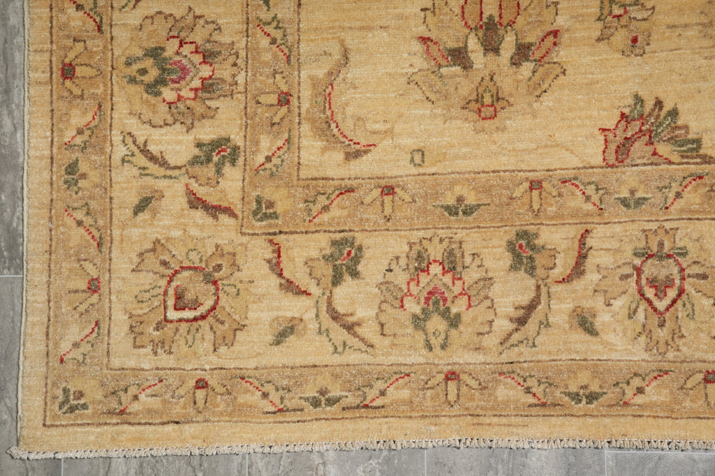 6.3 x 9.7 Beige Chobi Zigler Peshawar Rug 20246