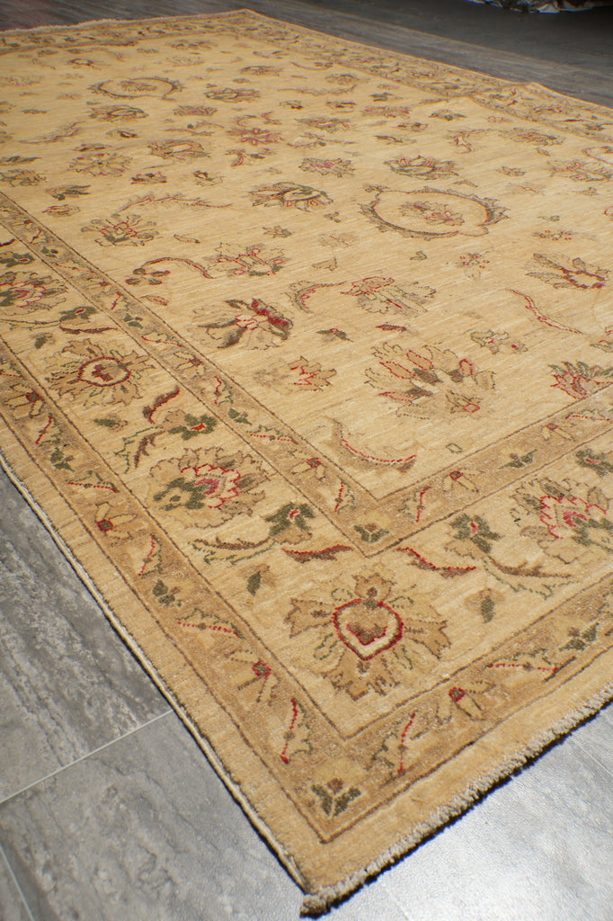 6.3 x 9.7 Beige Chobi Zigler Peshawar Rug 20246