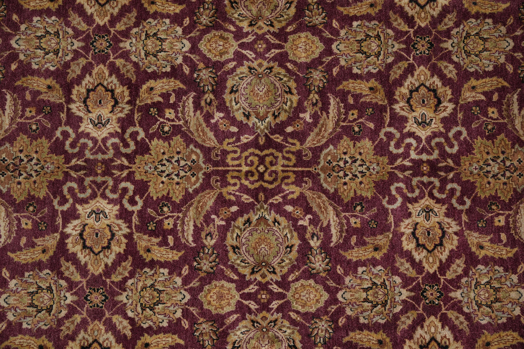 8 x 10 Burgundy Gold Quality Handmade Rug Sale #LA-52855