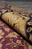 Load image into Gallery viewer, 8 x 10 Burgundy Gold Quality Handmade Rug Sale #LA-52855