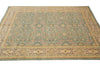 Load image into Gallery viewer, 8.3 x 10 Beautiful Quality Natural Wool Handmade Pakistan Carpet Sage Green #F-4317