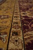 Load image into Gallery viewer, 8 x 10 Burgundy Gold Quality Handmade Rug Sale #LA-52855
