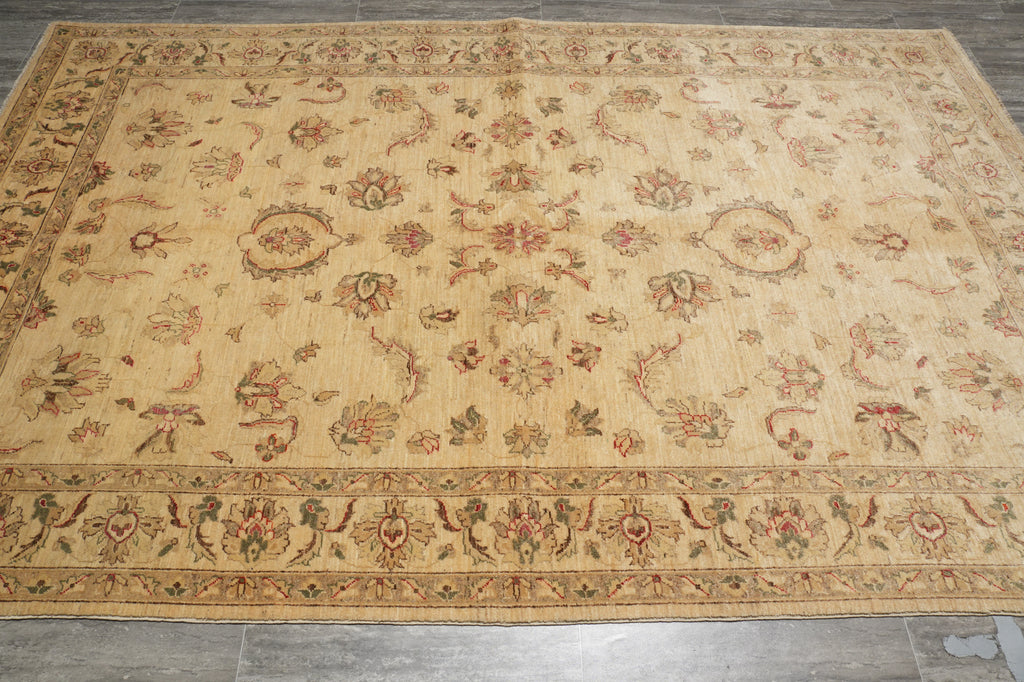6.3 x 9.7 Beige Chobi Zigler Peshawar Rug 20246