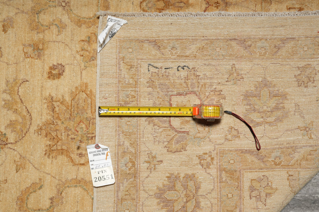 6.7 x 10 Neutral Chobi Peshawar Rug 20551