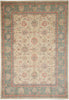 Load image into Gallery viewer, 8.1 x 10.8  Beautiful Handmade Rug Beige Green Coral Zigler Carpet #F-4319