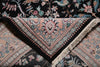 Load image into Gallery viewer, 7.9 x 9.6 Paradise Birds Design Handmade Wool Rug Black #F-4520