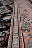 Load image into Gallery viewer, 7.9 x 9.6 Paradise Birds Design Handmade Wool Rug Black #F-4520