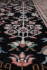Load image into Gallery viewer, 7.9 x 9.6 Paradise Birds Design Handmade Wool Rug Black #F-4520