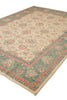 Load image into Gallery viewer, 8.1 x 10.8  Beautiful Handmade Rug Beige Green Coral Zigler Carpet #F-4319