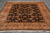 Load image into Gallery viewer, 8 x 9.9 Clearance Sale Quality Wool Hand-Knotted Agra Rug Black #PIX-14814