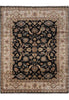 Load image into Gallery viewer, 7.9 x 9.5 Quality Hand-Knotted Jaipur Fine Wool Rug Black