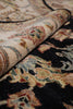 Load image into Gallery viewer, 7.9 x 9.5 Quality Hand-Knotted Jaipur Fine Wool Rug Black #PIX-12657