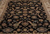 Load image into Gallery viewer, 7.9 x 9.5 Quality Hand-Knotted Jaipur Fine Wool Rug Black #PIX-12657