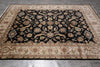 Load image into Gallery viewer, 7.9 x 9.5 Quality Hand-Knotted Jaipur Fine Wool Rug Black #PIX-12657